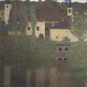 Schlo Kammer at Lake Atter I (mk20) Gustav Klimt